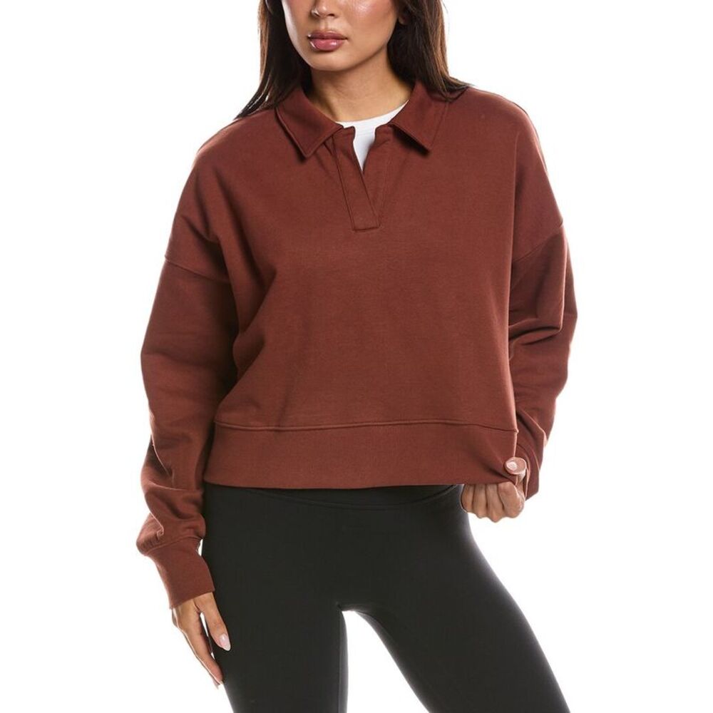 Beyond Yoga Womens  Luxefleece Collared Sweatshirt